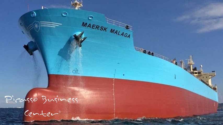 Puerto de Malaga AGP Maersk container logistics